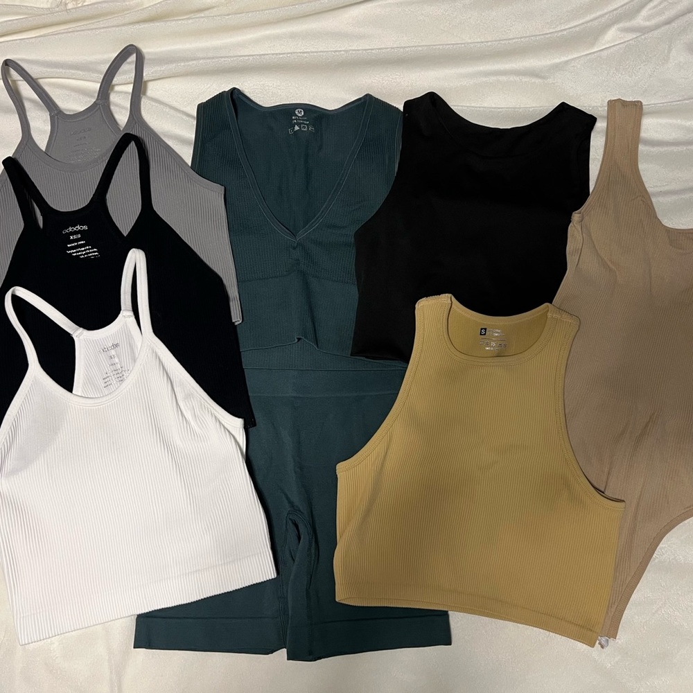 Basic bundle. Crop tops, set and a bodysuit